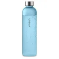 VINSUN Trinkflasche 1l blau - wiederverwendbar nachhaltig, Kohlensäure geeignet, BPA frei, Tritan - Sport Flasche für Outdoor, Schule, Uni, Fahrrad, Büro, Gym
