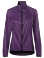 VAUDE Damen Matera Air Jacket, Leichte Windjacke, winddicht, atmungsaktiv & wasserabweisend, kleines Packmaß, Passform: Slim fit, eggplant, 42