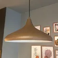 Braun Pendelleuchte Durchmesser 35 cm E27 Metall Moderne Lampe