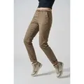 ONLY Chinohose ONLBIANA – Chinohose mit Gürtel und Umschlagsaum slim fit, modisch, Web, Baumwollmischung braun 38