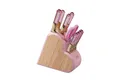 Paris Hilton Messerblock Set, Küchenmesser, Kochmesser, Schälmesser, Universalmesser