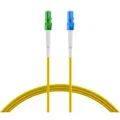 Simplex Patchkabel LC/APC-LC OS2 G657A2 -- 10m LSZH 2mm gelb Glasfaserverkabelung Glasfaser OS2