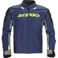 Acerbis Rally Race, Textiljacke Unisex - Blau/Grau/Neon-Gelb - M