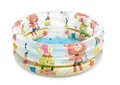Baby Pool 3 Ringe 61x22cm aufblasbarer Boden Babypool Kinderpool Wassermenge 28L