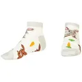 AbgeStrumpft Sneakersocken Abgestrumpft Sneaker Hase (1 Paar, 1-Paar, 1 Paar) lustiges Design weiß 43-46