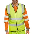 B Seen Weste Hi-Vis (L) (WCENGL)