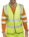 Beeswift Hi-Viz-Weste mit vollständiger App. G Saturn Gelb L