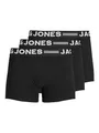 JACK & JONES Herren Unterhosen Shorts Boxershorts Trunks 3er Pack, Farbe:Schwarz, Wäschegröße:M, Artikel:- Black Waistband