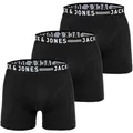 JACK AND JONES JACK&JONES Herren Boxer Shorts, 3er Pack - SENSE TRUNKS, Baumwoll-Stretch