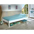 Inter Link Einzelbett aus Massivholz in Weiss (BxHxT: 210x70x98 cm) weiß