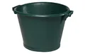 Ondis24 Universal Garteneimer Kanada, großer 75L Eimer, Gartenkübel grün & rund, Flexibler Gartenkorb für Transport, Gartentonne mit Griffen, Laubtonne Garten
