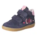 RICOSTA Mädchen Stiefel Camden, Kinder Boots, lose Einlage, RicostaTEX, Klettstiefel, Booties, wasserdicht, Nautic/Mallow (170), 29 EU