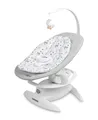 CARETERO, NOCO Baby Wippe, Babywippe Elektrisch, Babyliege 0-12 Monate, Grau