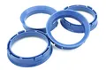 4x Zentrierringe Ø66,6 auf Ø57,1/66.6mm - 57.1mm passend für Borbet, DBV, Proline Wheels, Keskin, MAM