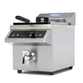 Maxima Gastro Fritteuse - 8 l - 1 Körb - Induktion - mit Ablasshahn