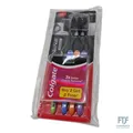 Colgate Slimsoft Handzahnbürste für Erwachsene, Kohle, 4 Stück, 17 x dünnere Bor