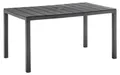 Leziter Tulsa Kunststoff-Gartentisch graphit