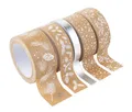 Heyda Klebeband Natur Mix 5er-Set