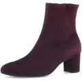 Gabor Stiefelette, Blockabsatz, Businessstiefelette in schmaler Form rot 40 EU (6,5 UK)