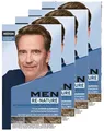 Men Perfect Re-Nature Männer Mittelblond bis Mittelbraun (4x 145 ml), Re-Pigmentierungs-Creme, stellt ohne Haare färben die Naturhaarfarbe wieder her und kaschiert schonend graue Haare