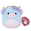 Squishmallows SQXM01275 - Clayton die Kuh mit Ohrschützern 19 cm, offizielles Jazwares Plüsch, superweiches Kuscheltier