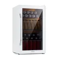 Klarstein Beersafe XXL Quartz Kühlschrank 80 Liter 3 Böden Panoramaglastür 10039427