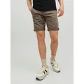 Jack & Jones Chinoshorts JPSTBOWIE JJSHORTS S mit Aufschlag braun XXL