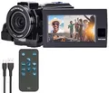 Somikon Videocam: Dual-Lens-4K-UHD-Camcorder mit Sony-Sensor und FHD-Rückkamera (Digitalkameras, Mini DV, WLAN Kamera)