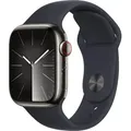 Apple Watch Series 9 , Touchscreen, 64 GB, WLAN, GPS, 42,3 g - Grau/Schwarz