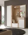 Garderobenset RICO BHT 145x184x29 cm braun Garderobenpaneel