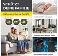 EASYmaxx Insektenschutz-Fensterrahmen ausziehbares Teleskop-Insektenschutzgitter,  weiß, (1-St), Fliegengitter Fenster, mit vormontierten Rahmen, Insektenschutz