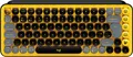 Logitech Pop Keys - Mini - Kabellos - RF Wireless + Bluetooth - Mechanischer Switch - QWERTY - Schwarz - Gr