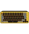 Logitech POP Keys QWERTY(IT-Layout) kabellose Tastatur mit Emoji-Tasten