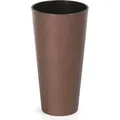 Blumentopf mit Einsatz TUBUS Slim Corten 400x762 mm, Kupferoptik - Braun
