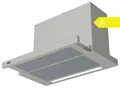 AEG Dunstabzugshaube 60cm Flachschirm Grau Edelstahl LED 660m³/h A