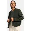 Navahoo Bomberjacke Willstehaben 14 angesagte Collegejacke mit Ärmeltasche grün XL (42)