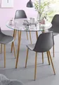 OTTO home Glastisch Miller (Esstisch, Glastisch, OTTOs Choice), runder Esstisch mit einem Ø von 100 cm, verschiedene Größen