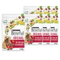 BENEFUL Original Hundetrockenfutter, Rind & Gartengemüse 6er Pack (6 x 1400g)