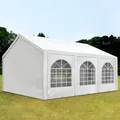 TOOLPORT FLEX 4x6m Partyzelt, PE-Plane, weiß - (91110)