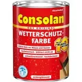 Consolan Wetterschutzfarbe Dunkelbraun seidenglänzend 750 ml