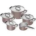 ZWILLING Pure Kochtopfset, 5-tlg, 18/10 Edelstahl