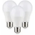 3 x Müller-Licht LED Leuchtmittel Birnenform A55 7W = 40W E27 matt 470lm Ra95 Flicker-Free warmweiß 2700K 180°
