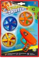 Paul Günther 1687 - Turbo Twister, Propellerflugspiel mit Startpistole und 6 Rot