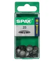 SPAX Abdeckkappe Spax Abdeckkappen schwarz zum stecken - 25 Stk.