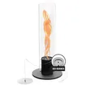 höfats Tischfeuer SPIN 900, 1200, 1500 (wärmender Tischkamin für Indoor und Outdoor, NEUES Modell mit verlängerter Brenndauer), innovative Brennertechnologie schwarz Ø 15 cm