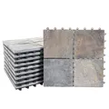 MCW Klickfliesen -E18, Set, 11 St., 11er, Für den Außenbereich, einfaches Ineinanderstecken, 8 Verbindungsstelle, bunt