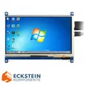 Neu 7" LCD Display Capacitive Touch Screen HDMI 1024x600 For Raspberry Pi Window