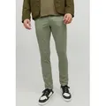 Jack & Jones Chinos JPSTMARCO mit Stretchkomfort und schmalem Bein Baumwollmischung, slim fit grün 34