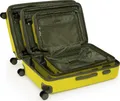 HAUPTSTADTKOFFER - Spree - Mittelgroßer Trolley mit Erweiterung, Check-In Koffer Aufgabegepäck, Hardshell Suitcase ABS, 65 cm, TSA, 74 Liter,Lemon
