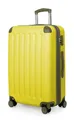 HAUPTSTADTKOFFER Spree - Mittelgroßer Hartschalenkoffer, TSA, 4 Rollen, Koffer, Trolley, Rollkoffer, Reisekoffer, Volumenerweiterung, 65 cm, 74 Liter, Lemon